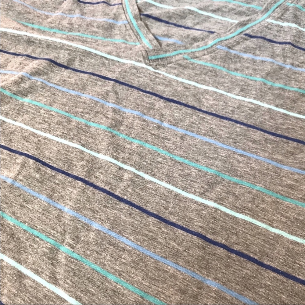 Lululemon Striped V-Neck Basic Tee - M - image 5